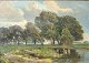 Pryn, Harald 
(1891 - 1968) 
Dänemark: 
Landschaft mit 
See. Öl auf 
Leinwand. 
Signiert 1926. 
51 x 72 ...