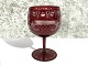 Böhmisches Glas
Rotes Glas mit 
Schleifen
*150 kr
