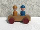 Kay Bojesen, Spielzeug, Spielzeugauto mit Mama und Papa, 16 cm lang, 11 cm breit * Guter ...