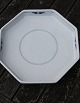 Gemina dänisch 
Geschirr, 
6-eckige 
Platten mit 
Rand 24cm