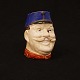Sparbüchse, 
Ton. Dänemark 
um 1900. H: 9cm