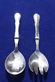 Dänisch 
Silberbesteck, 
2tlg. Salat Set 
mit Edelstahl