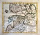 Handkolorierte Karte von Kurland, Livland usw. Der Finnische Bucht. Französische Ausgabe 1749. ...