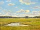 Birkhammer, 
Axel Johannes 
Emil (1874 - 
1936) Dänemark: 
Landschaft mit 
einem Fluss.Öl 
auf ...
