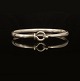 Vivanne Torun Bülow-Hübe für Georg Jensen: A "Torun" sterlingsilver bangle. 
Size: 6,5x5,4cm