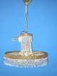 Deckenleuchter. 
Kristalllampe 
Messing mit 
Glas-Behang, 
geschliffenen. 
9 
Innenleuchter. 
Höhe ...