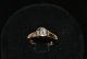 14 carat Gold 
ring with the 
diamond
Ring size 52
