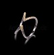 Designers 
Favorites ring, 
Sterling silver
Black Rhodium 
and 18 karat 
gold coating
Stone:
27 x ...