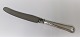 Gammel Riflet. 
Silbernes Menüe 
Messer (830). 
Länge 25 ...