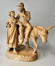 Italienische Figurengruppe in Rot Ton, 19. Jahrhundert. Gestempelt: Cipolla Calogord und ...