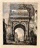 Rossini, Luigi 
(1790 - 1857) 
Italien: Veduta 
dell' Arco di 
Tito. 
Kupferstich. 
Signiert: Rom 
...