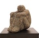 Otto Pedersen, 1902-95: Skulptur af Granit. H: 31cm. L: 35cm