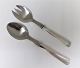 Hans Hansen. 
Silberbesteck 
Sterling (925). 
Arvesölv Nr. 
15. Salatbstk. 
Länge 20,5 cm.
