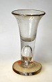 Großes 
Schnapsglas - 
Freimaurerglas, 
19. 
Jahrhundert.