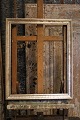 French 1800 
century wooden 
frame with 
original old 
silver coating 
and a very fine 
patina.
Outer ...