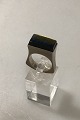 Georg Jensen Sterling Silver modern Ring no 180 with Stone