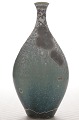 ELI KELLER, (geboren 1942) Moderne Vase, Kristallglasur in Türkis auf gemustertem Porzellan ...