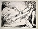 Degett, Karen 
(1954 - 2011) 
D&auml;nemark: 
Leda und der 
Schwan. 
Lithographie 
auf Karton. E.A 
...