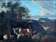De Rosa, 
Gaetano 
(Cajetan Roos), 
(1690 - 1770) 
Italien: 
Landschaft mit 
Hirten und 
Herden an ...