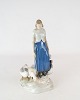Porcelænsfigur 
pige med gæs 
nr.: 2254 af 
Bing og 
Grøndahl.
24 x 12 x 14 
cm.
