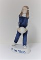 Bing & 
Grøndahl. 
Porcelænsfigur. 
Pige. Årsfigur 
1982. Højde 22 
cm. (1 
sortering)