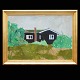 Olaf Rude, 
1886-1957, Öl 
auf Leinen
Schwarzes Haus 
in bornholmer 
Landschaft
Signiert
Olaf ...