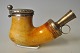 Large block of 
Meerschaum pipe 
head, 1871. 
Horsens. 
Denmark. With 
indistinct 
master marks on 
lid ...