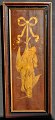 Painted panel 
with birds from 
Svane Apoteket, 
19th century 
Vestergade 4, 
Aarhus, 
Denmark. Oil on 
...
