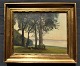Zacho, 
Christian (1843 
- 1916) 
Dänemark: 
Sonnenuntergang.
 Öl auf 
Leinwand. 
Signiert 1887. 
30 x ...