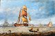 Gough, J. (19. 
Jahrhundert) 
England: 
Zahlreiche 
Schiffe vor der 
Küste. Öl auf 
Leinwand. ...