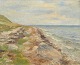 Stæhr-Nielsen, 
Erik (1890 - 
1921) Dänemark: 
Strandszene. Öl 
auf Leinwand. 
Unterzeichnet. 
E. ...