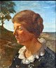 Storch, Jørgen 
(1880 - 1924) 
Dänemark: 
Porträt einer 
jungen Frau. Öl 
auf Leinwand. 
Signiert: ...