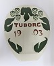 Aluminia. 
Tuborg Platte 
1903. Höhe 22 
cm.