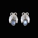 Georg Jensen. 
Sterling Silver 
Screw Back 
Earrings with 
Moonstone #108.
Designed by 
Georg Jensen 
...