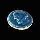Jais Nielsen. 
Ceramic Brooch 
with blue glace 
and gilded 
silver 
mounting.
Designed by 
Jais ...