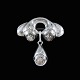 Gran & Laglye. 
Art Nouveau 
Silver Brooch 
with Agate.
Designed and 
crafted by Gran 
& Laglye - ...