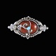 C.F. Andreasen 
- Copenhagen. 
Art Nouveau 
Silver Brooch 
with Amber & 
Turquoise.
Designed and 
...