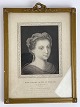 Kupferstich von Mary Stuart, Königin der Schotten, als sie 16 Jahre alt war. Lichtmaße: 23 x ...
