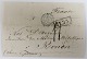 Brief aus Moskau, Russland. 22.06.1861 nach Rouen, Frankreich. Stempel S.35 (Aachen)