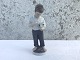 Lyngby Porzellanfigur, Junge mit Hase Nr. 3, 20cm hoch, 6cm breit *Einwandfreier Zustand*