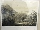 Lithographie aus dem Inneren von St. Jan mit dem Meer im Hintergrund um 1860. Angefertigt nach ...