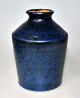 Dänischer Töpfer (20. Jahrhundert): Vase. Keramik. Bläuliche Glasur. Unterzeichnet. H.: ...