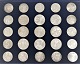 Österreich. Silbermünzen. 16 Stück 25 Schilling von 1955 - 1970. Es gibt 9 Stück 50 Schilling ...
