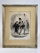 Druck / 
Lithographie 
aus den 1840er 
Jahren. 
Künstler Honoré 
Daumier aus der 
Serie Le Papas, 
...