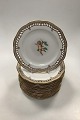 Set of 12 Flora 
Danica Plates 
No 3584 with 
Putties / 
Engles from 
1850-1870.
Measures 22cm 
/ ...