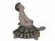 Very rare Royal 
Copenhagen 
table bell in 
shape of a faun 
on a tortoise. 
The bell 
function is not 
...