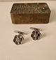 Georg Jensen 
silver 
cufflinks in 
the shape of 
flower 
Stamped: GJ - 
Sterling - 
Denmark - no 46 
...