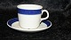 Coffee cup with 
saucer # Blå 
Koka Rørstrand
Measures 6.9 
cm in dia
Nice and well 
maintained ...