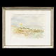 Jens Søndergaard, 1895-1957, AquarellLandschaft mit SonneSigniert und datiert ...