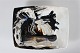Jeppe 
Hagedorn-Olesen
Ceramic dish 
with abstract 
composition
in white, 
beige, black, 
brown ...